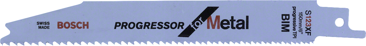 Bosch S123XF Progressor สำหรับใบเลื่อยโลหะ.
