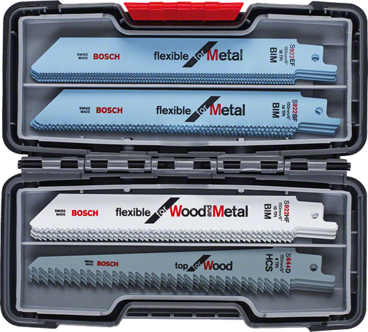 ชุดใบเลื่อยวงเดือน Bosch 20 ชิ้น สำหรับไม้และโลหะ.