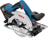 Bosch GKS 18 V-LI เลื่อยวงเดือนไร้สายสำหรับตัดไม้