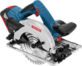 Bosch GKS 18 V-LI เลื่อยวงเดือนไร้สายสำหรับตัดไม้.