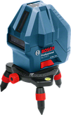 เครื่องมือวัดระดับเลเซอร์ Bosch GLL 3-15 X พร้อมฐานขาตั้งสามขา.