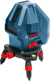 GLL 3-15 X เครื่องมือวัดระดับเลเซอร์ Bosch GLL 3-15 X พร้อมฐานขาตั้งสามขา.