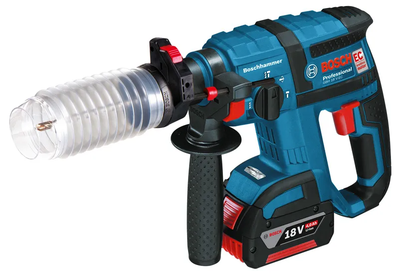 สว่านโรตารี่ Bosch GBH 18 V-EC พร้อมแบตเตอรี่ 18V.