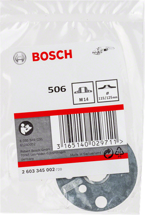 หน้าแปลนยึด Bosch M14 115/125 มม.