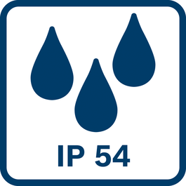 กันฝุ่นละอองและน้ำกระเซ็นระดับ IP54 