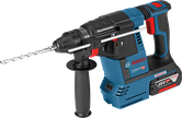 สว่านโรตารี่ Bosch GBH 18V-26 พร้อมด้ามจับด้านข้าง.