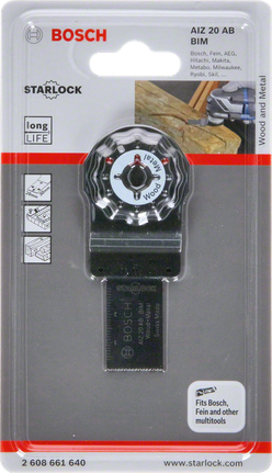 ใบเลื่อยจุ่ม Bosch BIM 3/4″.