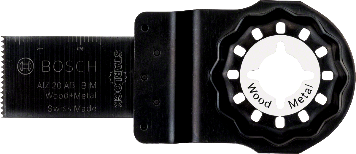 ใบเลื่อยวงเดือน Bosch Starlock สำหรับไม้และโลหะ.