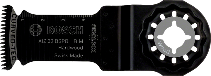 ใบเลื่อยตัดจุ่ม Bosch BIM AIZ 32 BSPB สำหรับไม้เนื้อแข็ง.