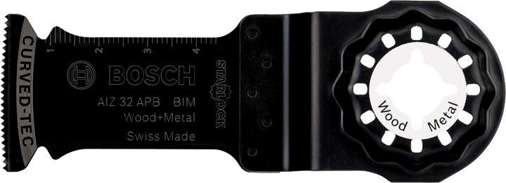 ใบเลื่อยจ้วงตัด Bosch BIM AIZ 32 APB สำหรับไม้และโลหะ.