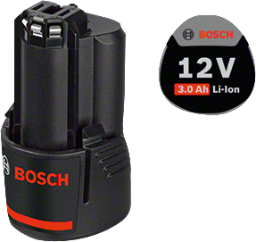 แบตเตอรี่ลิเธียมไอออน Bosch 12V 3.0Ah.