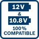 รองรับ 12V 10.8V