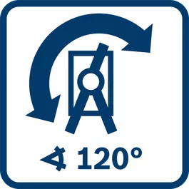 มุมเอียง 120°