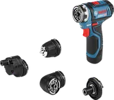 ชุดสว่านไร้สาย Bosch GSR 12V-15 FC พร้อมอุปกรณ์เสริม 4 ชิ้น.