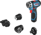 ชุดสว่านไร้สาย Bosch GSR 12V-15 FC พร้อมอุปกรณ์เสริม 4 ชิ้น.
