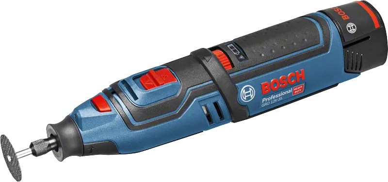 เครื่องมือโรตารี่ไร้สาย Bosch GRO 12V-35 แบตเตอรี่ 12V.