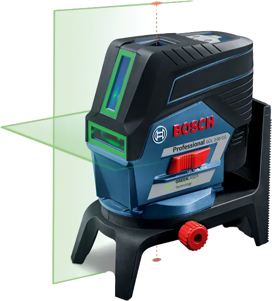 เครื่องมือปรับระดับเลเซอร์ Bosch GCL 250 CG พร้อมเลเซอร์สีเขียว.