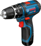 สว่านกระแทกไร้สาย Bosch GSB 12V-15 สำหรับการขันสกรูแบบอเนกประสงค์.