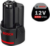 ชุดแบตเตอรี่ลิเธียมไออน Bosch 12V 2.0Ah.