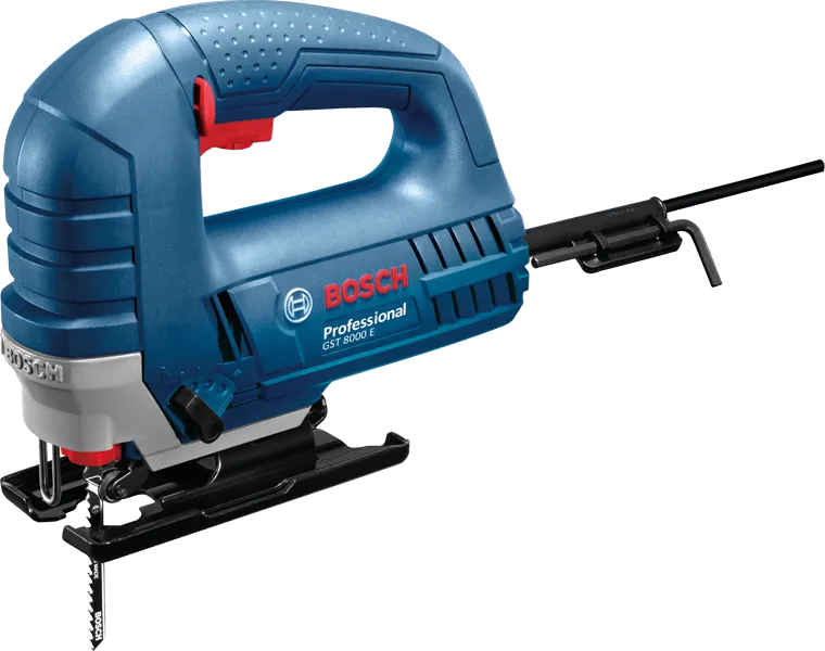 จิ๊กซอว์ Bosch GST 8000 E สำหรับตัดไม้และอลูมิเนียม.