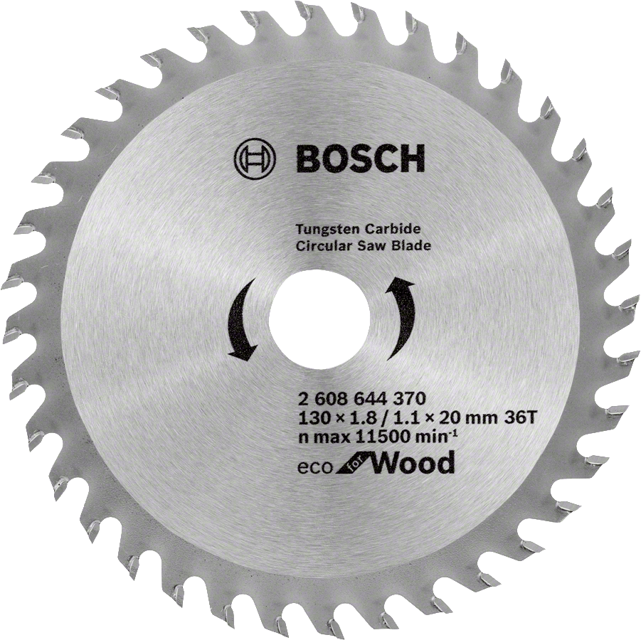 ใบเลื่อยวงกลม Bosch รุ่น Eco สำหรับงานไม้ ขนาด 130 มม.