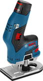 เราเตอร์ไร้สาย Bosch GKF 12V-8 ด้ามจับออกแบบตามหลักสรีรศาสตร์