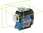 เครื่องมือวัดระดับเลเซอร์ Bosch GLL 3-80 CG พร้อมเส้นสีเขียว.