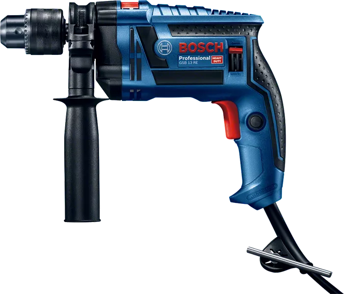 สว่านกระแทก Bosch GSB 13 RE พร้อมด้ามจับด้านข้าง