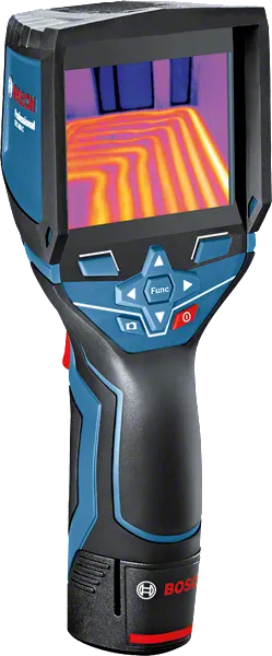 กล้องถ่ายภาพความร้อน Bosch GTC 400 C ตรวจจับรูปแบบความร้อน.