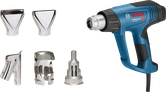 ปืนเป่าลมร้อน Bosch GHG 20-63 พร้อมหัวฉีด 5 หัว