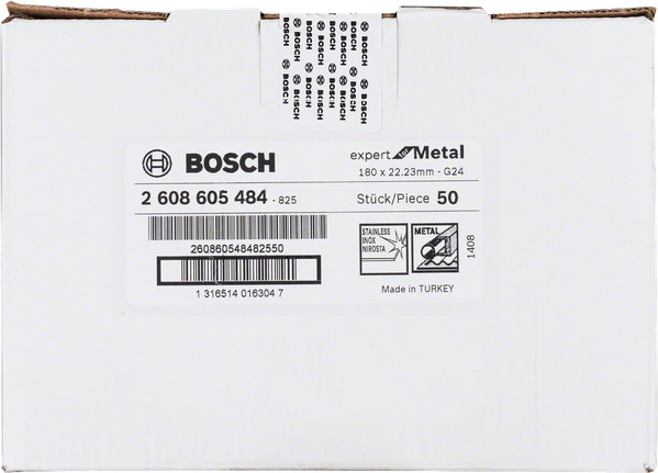 ใบตัดโลหะ Bosch Expert ขนาด 180มม. กล่องละ 50 ใบ.