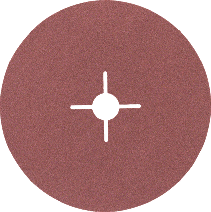 แผ่นขัดไฟเบอร์ Bosch R444 Expert สำหรับโลหะ 120 กริท.