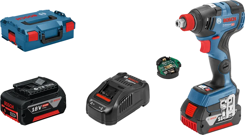 ชุดไขควงกระแทก Bosch GDX 18V-200 C พร้อมแบตเตอรี่และกล่อง.