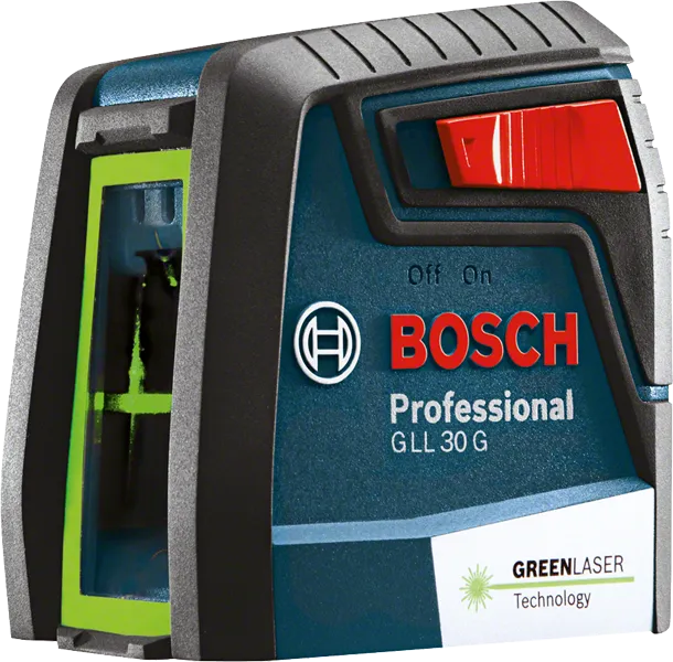 เครื่องมือปรับระดับเลเซอร์ Bosch GLL 30 G พร้อมเลเซอร์สีเขียว.