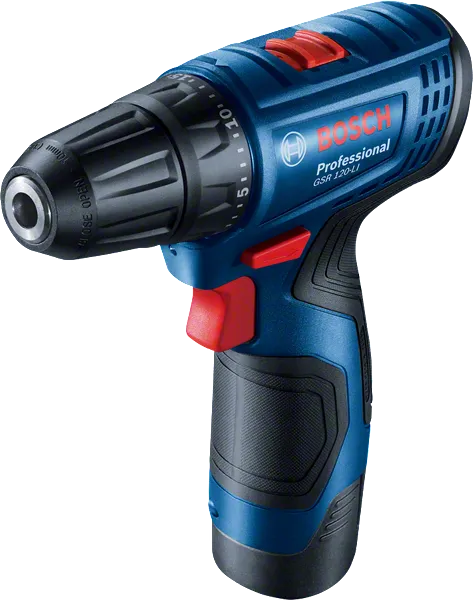 สว่านไขควงไร้สาย Bosch GSR 120-LI ดีไซน์กะทัดรัด.