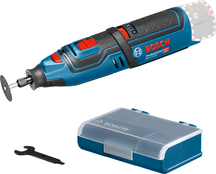 ชุดเครื่องมือโรตารี่ไร้สาย Bosch GRO 12V-35.