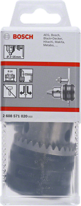 บรรจุภัณฑ์หัวจับดอกสว่าน Bosch 3/8″