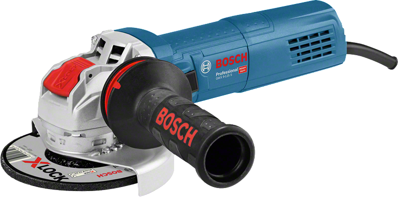 เครื่องเจียรไฟฟ้า Bosch GWX 9-125 S พร้อมแผ่น X-LOCK.