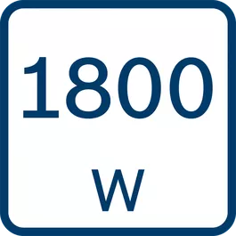 กำลังไฟเข้าพิกัด 1800 วัตต์