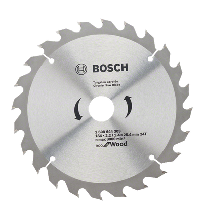 ใบเลื่อยวงกลมทังสเตนคาร์ไบด์ Bosch สำหรับงานไม้