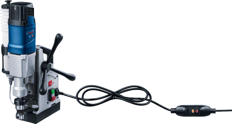 สว่านแกนแม่เหล็ก Bosch GBM 50-2 สำหรับงานเจาะเหล็ก.