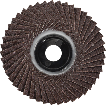 แผ่นขัดทรายซ้อนหลังอ่อน-X435-100มม.-320P จานขัดแบบแผ่น Bosch สำหรับงานเจียรโลหะ.