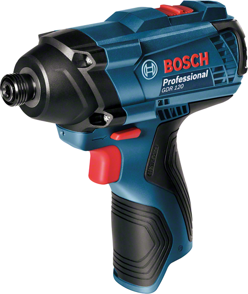 ไขควงกระแทกไร้สาย Bosch GDR 120 พร้อมด้ามจับตามหลักสรีรศาสตร์.