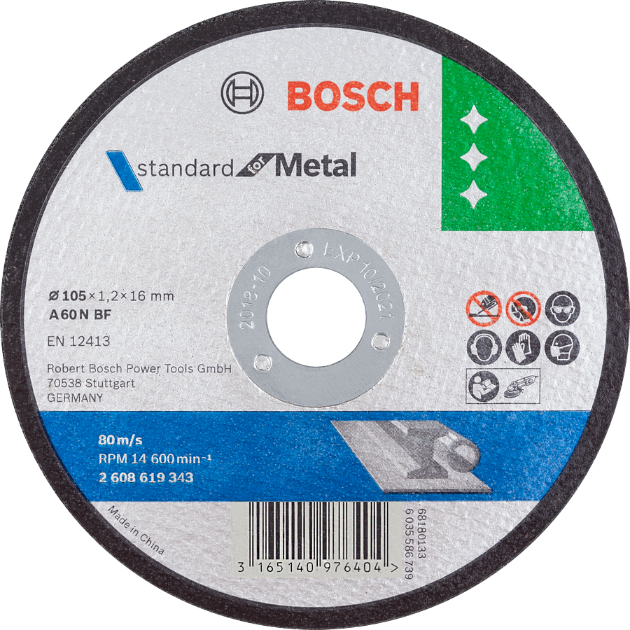 ใบตัดโลหะ Bosch Standard 105 มม.