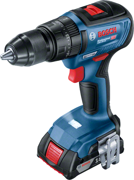 สว่านไร้สาย Bosch GSB 18V-50 พร้อมแบตเตอรี่ 2.0Ah.