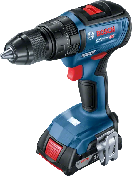 สว่านไร้สาย Bosch GSB 18V-50 พร้อมแบตเตอรี่ 2.0Ah.