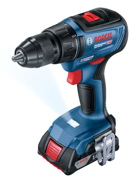 สว่านไร้สาย Bosch GSR 18V-50 พร้อมแบตเตอรี่ 2.0Ah.