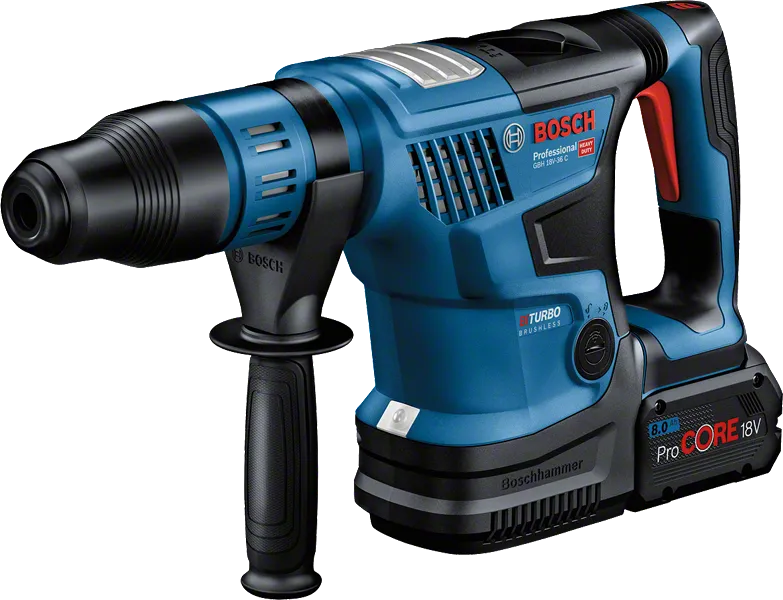 Bosch GBH 18V-36 C สว่านโรตารี่ไร้สายพร้อมแบตเตอรี่ 8Ah.