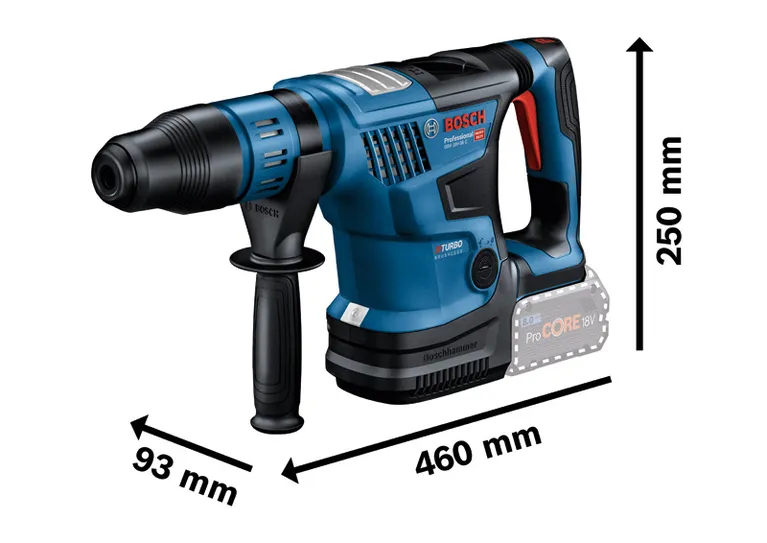 สว่านโรตารี่ไร้สาย Bosch GBH 18V-36 C พร้อมแบตเตอรี่ ProCORE18V