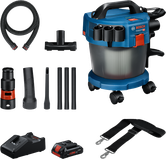 ชุดเครื่องดูดฝุ่นเปียกและแห้งไร้สาย Bosch GAS 18V-10L